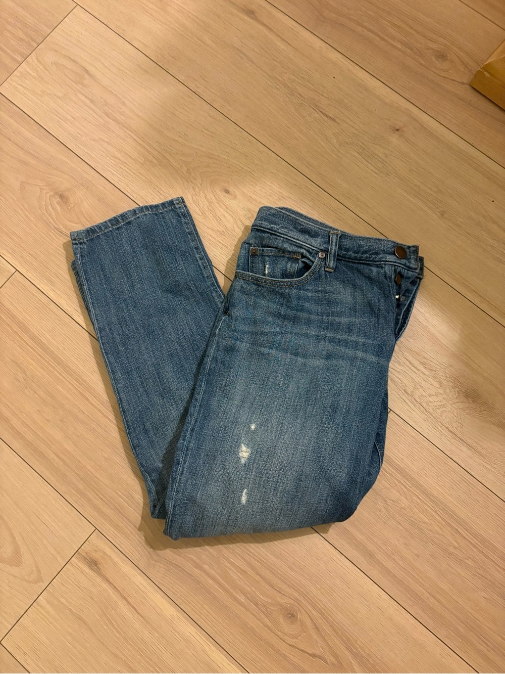 LOFT Women's Medium Blue Boyfriend Jeans